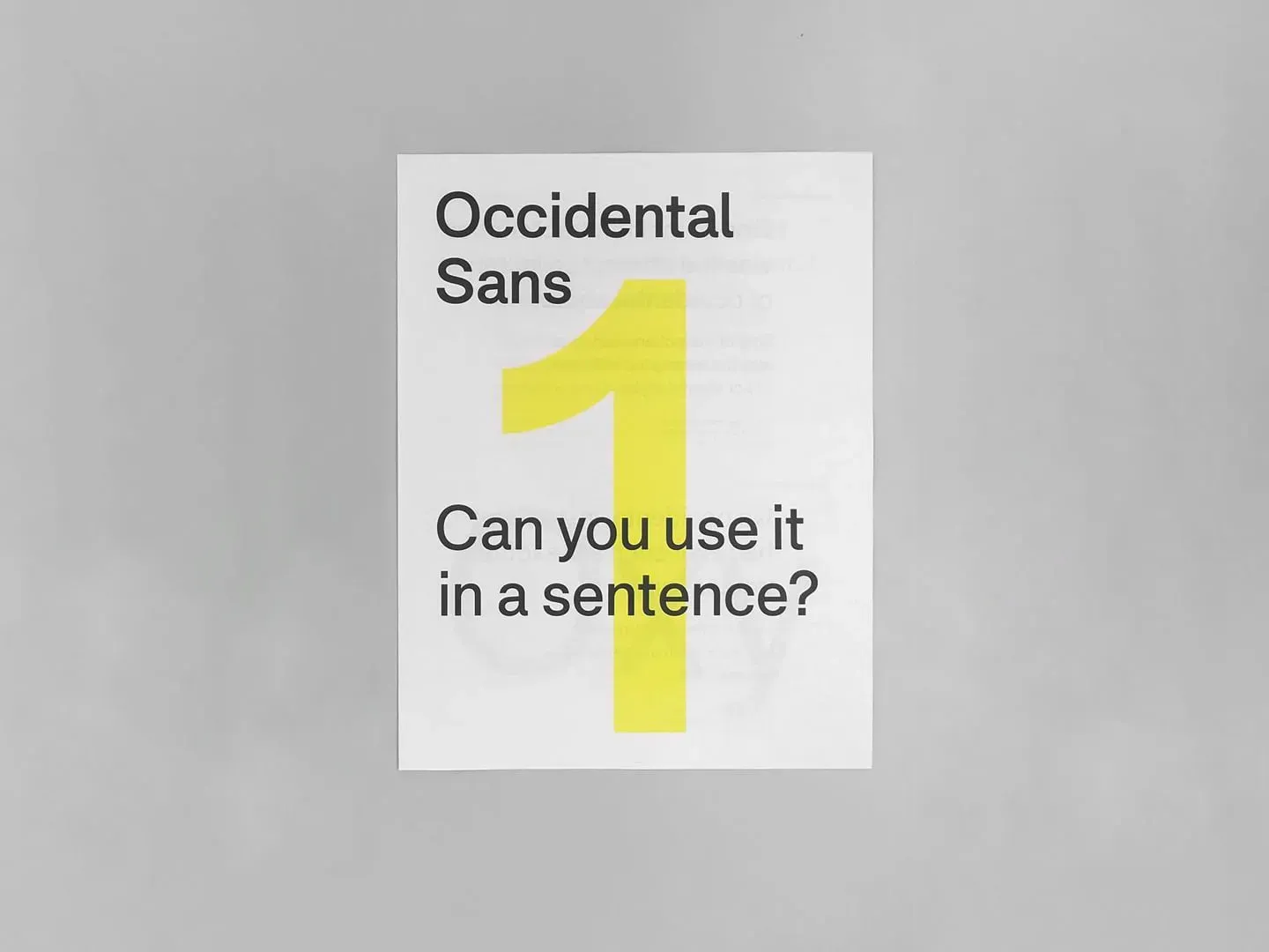 Occidental